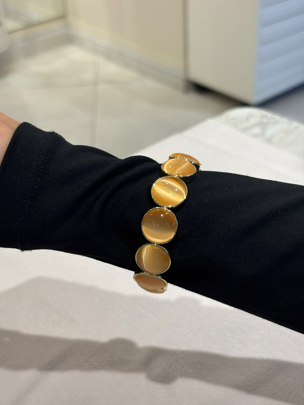 Freyja Club | Fully Gold Parlak Bileklik