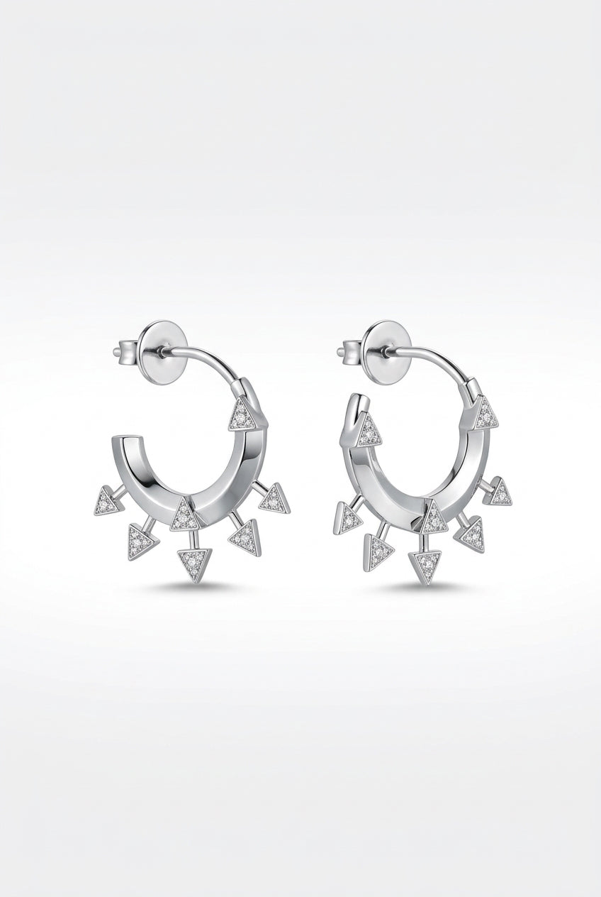 Freyja Club | 5 Ok Detaylı Silver Küpe