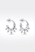 Freyja Club | 5 Ok Detaylı Silver Küpe